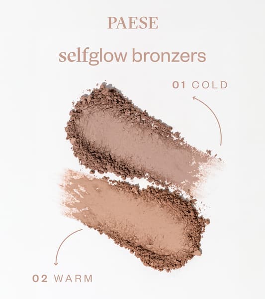 Paese SelfGlow Presset Bronzer til ansigtet - 01 Cold 10g