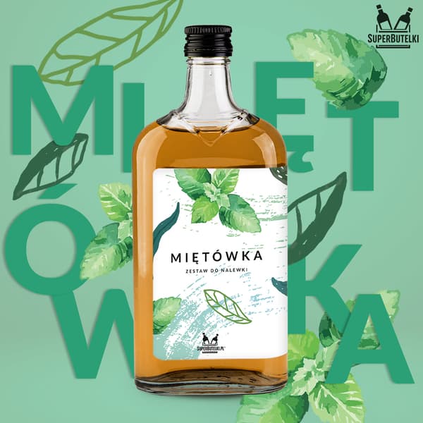 PRESENTASKSET JULKLAPP FÖR ATT TILLVERKA MINTLIKÖR 0,5L