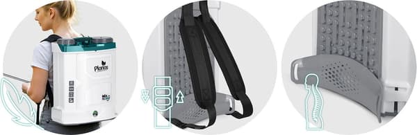 Plonos PL-603 batteridriven spruta med omrörare
