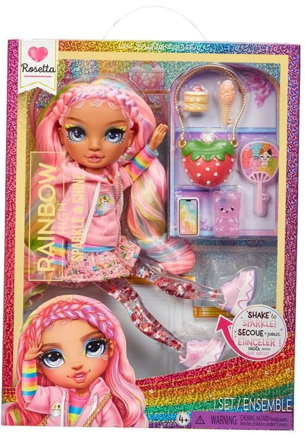 Rainbow High. Sparkle & Shine -muotinuket, Rosetta Pink