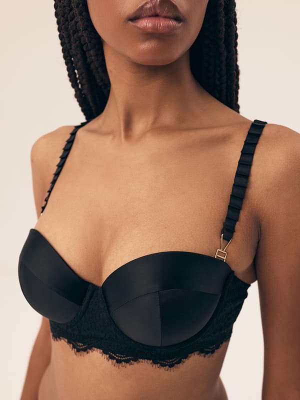 Brillant Esotiq Push-Up Bh | Sort 80C