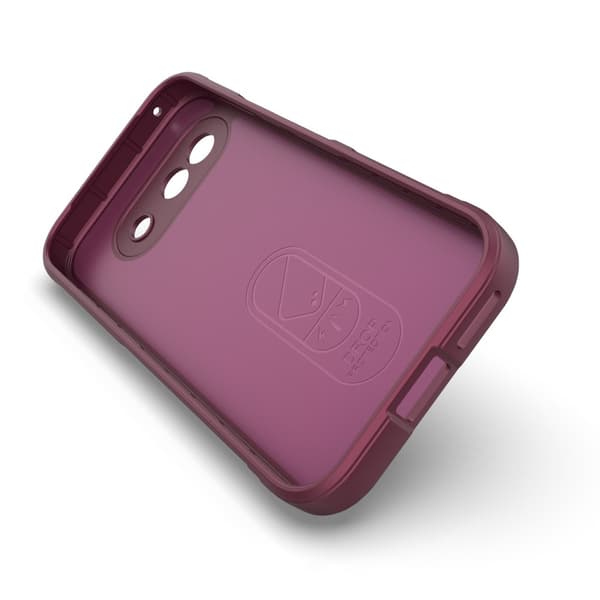 Google Pixel 9A Gaming Stötsäkert Skal, Vinröd