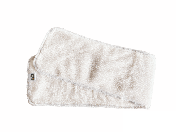 NappiMe absorberande bambuunderlägg, grå, 12,5 x 60 cm