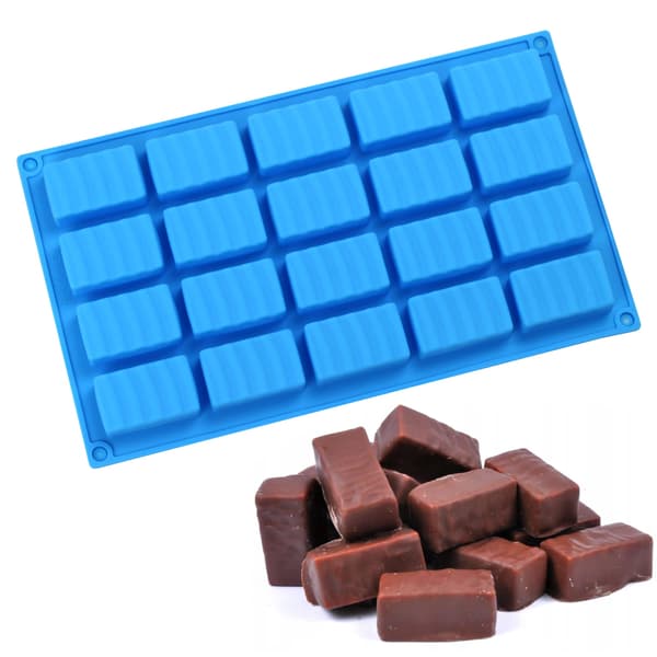 Form, silikoneform til chokolade, Ptasie Mleczko