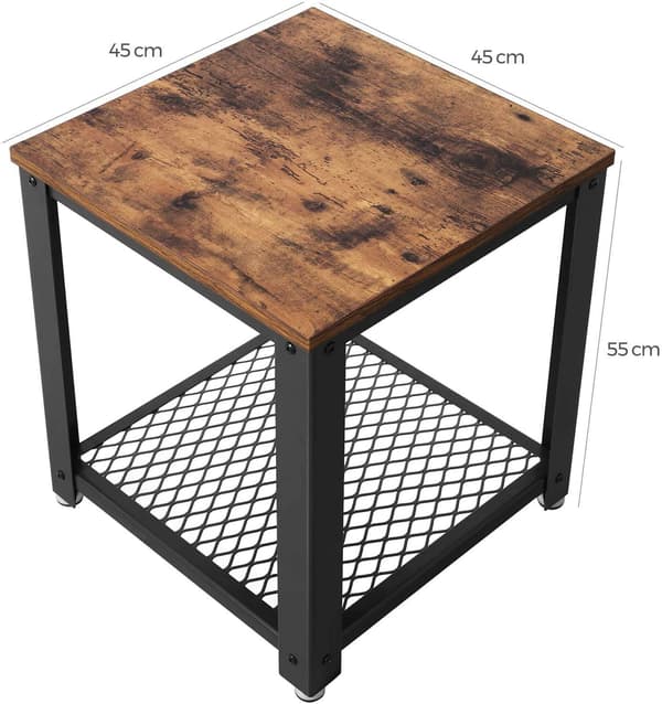 LOFT sidobord med hyllplan