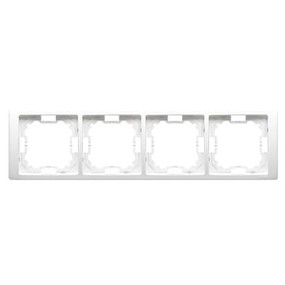 4-kanals ram - universell horisontell och vertikal, vit, basic neos
