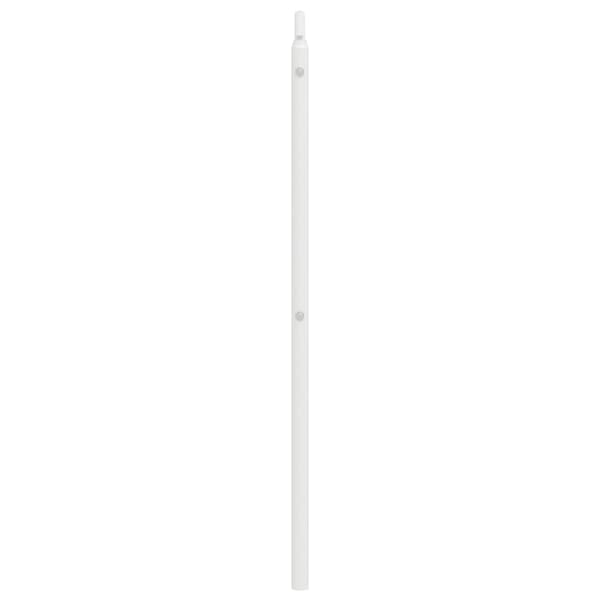 vidaXL metalsengegavl hvid 120 cm