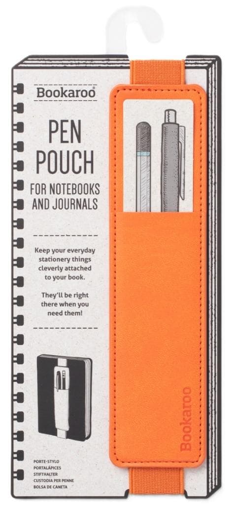 Bookaroo Pen Pouch Orange Pen Holder