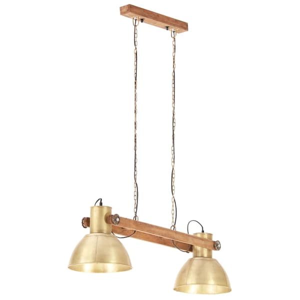 vidaXL industriel pendellampe, 25 W, messing, 109 cm, E27