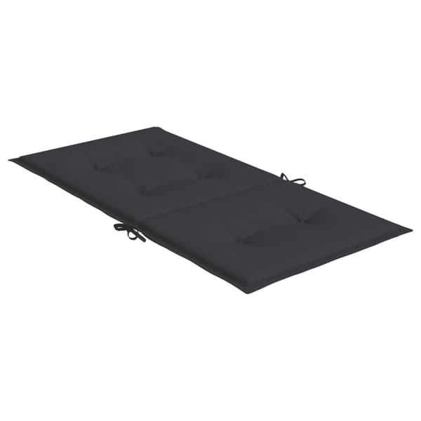 vidaXL havehynder, 6 stk., sorte, 100x50x3 cm