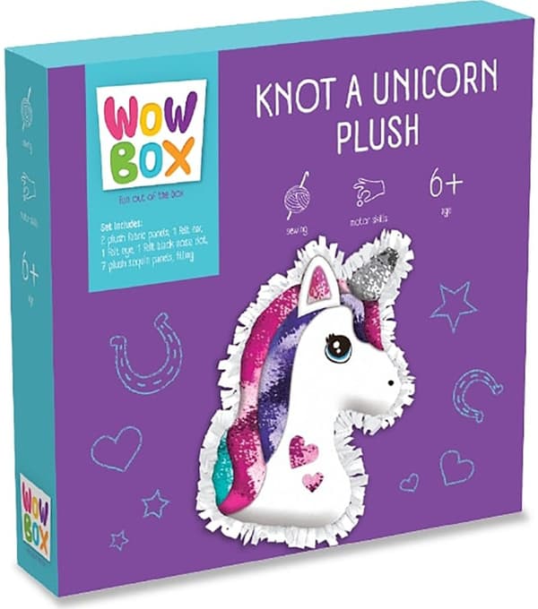 Wow Box. Enhjørningspude
