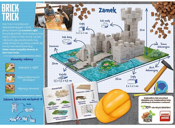 Trelf Brick Temppulinna rakennuspalikat 210 palaa