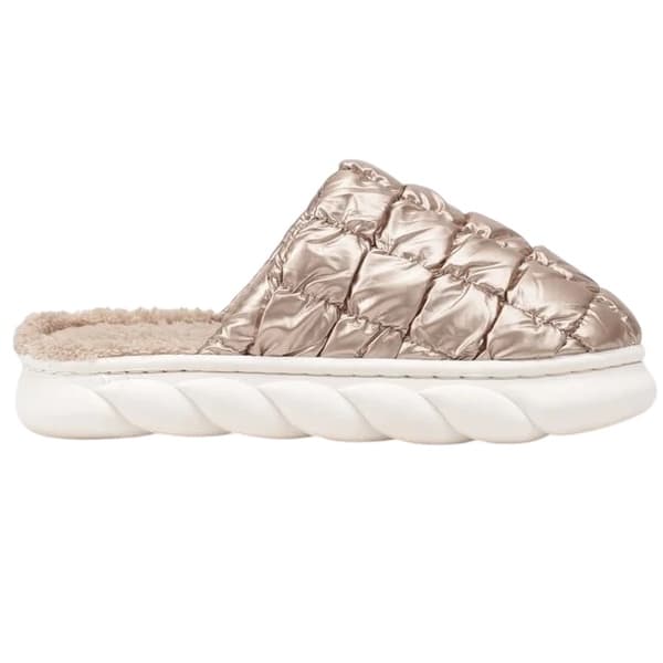 Damvadderade varma tofflor Alanta Khaki 36/37