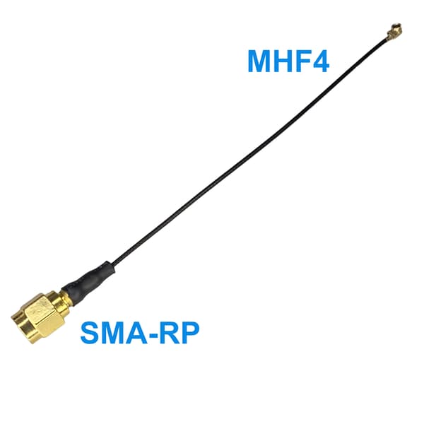 Pigtail MHF4 hun / SMA-RP stik RF0.81 1m