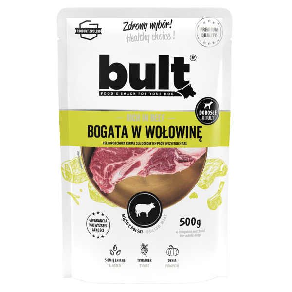 VÅDFODER TIL HUNDE, BULT POSE, MÅLTID MED BLANDING AF SMAGSSTOFFER, 40x100g