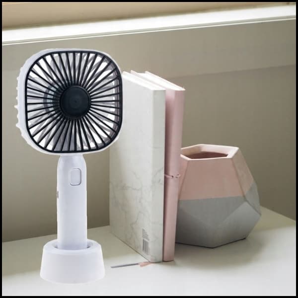 VENTILATOR MINI HÅNDVENTILATOR REJSE STRANDSKRIVEBORD USB
