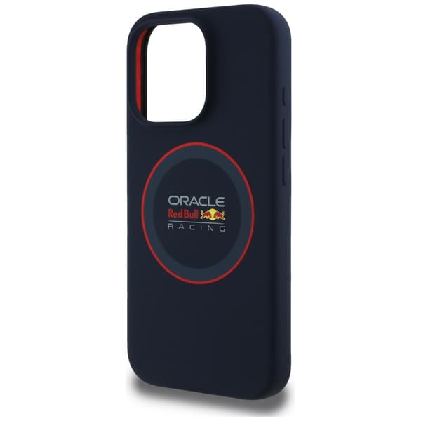 Red Bull Silikone Red Ring MagSafe-etui til iPhone 16 Pro Max, Marineblå