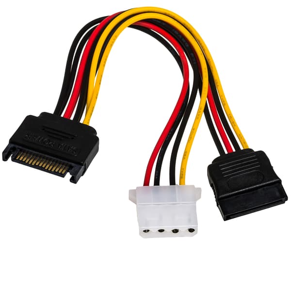 SATA-kabel - Molex SATA Akyga AK-CA-32 för hårddiskfläktkabel 15cm