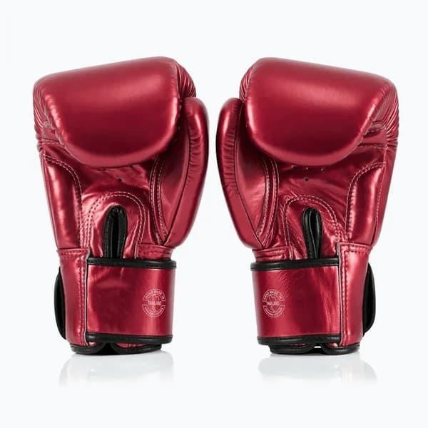 Fairtex Metallic Boxningshandskar Röda 10OZ