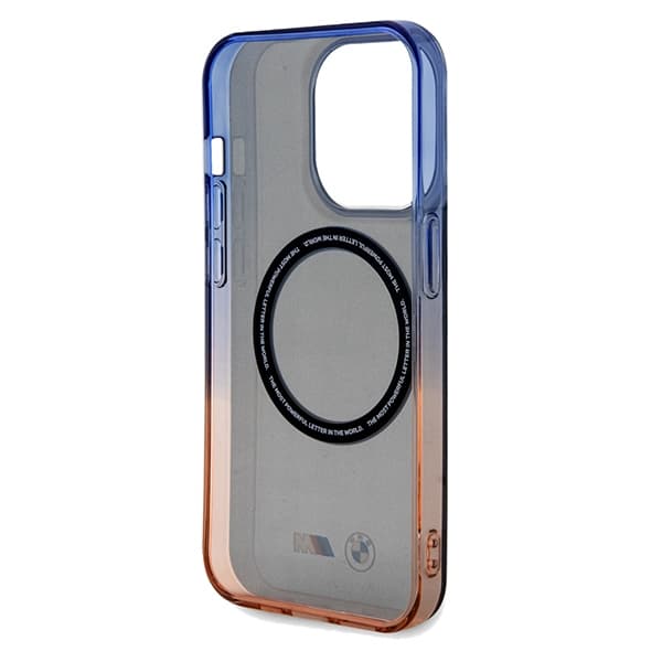 BMW BMHMP15XHTGE iPhone 15 Pro Max 6.7" harmaa/harmaa kovakuori Gradient Bumper MagSafe