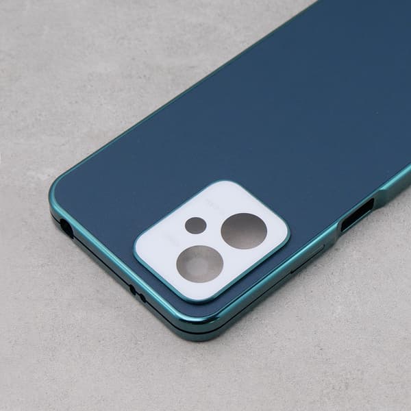 Etui til Xiaomi Redmi Note 12, ERBORD Glass Armor Læder, blå