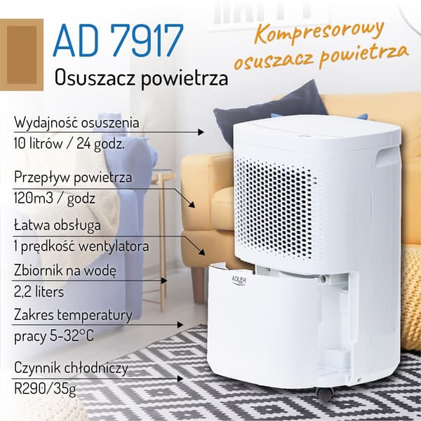 Adler AD 7917 luftaffugter