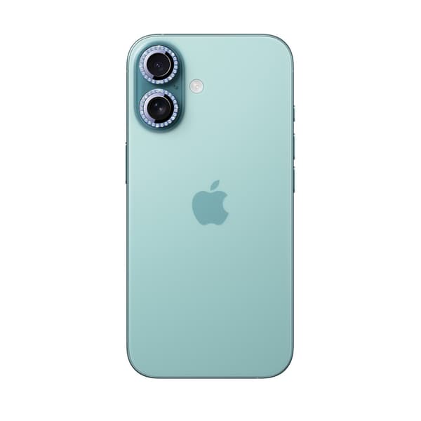 iPhone 16/16 Plus linsebeskyttelsesglas - blå