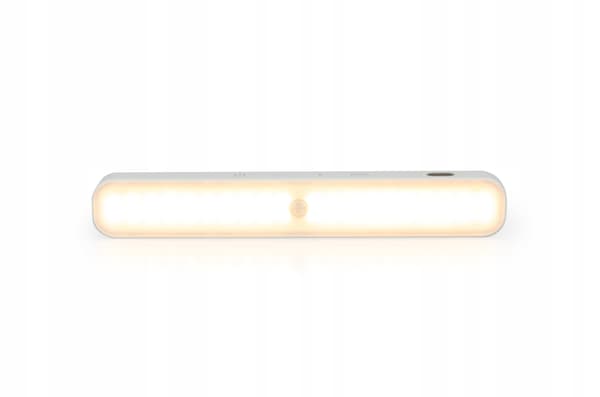 LED-möbellampa under skåpet, rörelsesensor, SLL11 magnet, vit, 24 cm, 3000K