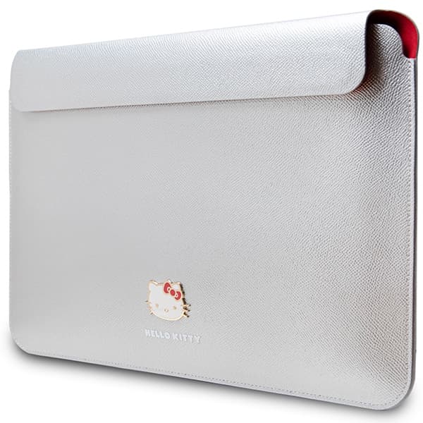Hello Kitty-ærme HKCS14PGHDLMS 14" sølv/sølv PU-metallogo
