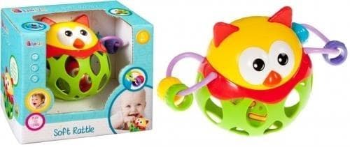 Gummiboll med skallrauggla BAM BAM