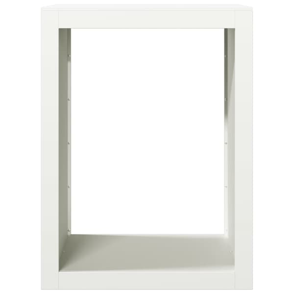 vidaXL Vedställ vit 60x40x80 cm stål