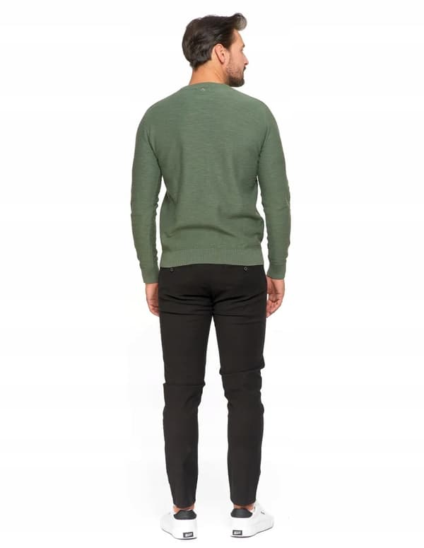 Herrtröja i bomull Elegant Klassisk Modern 100 % bomull MORAJ 3XL KHAKI