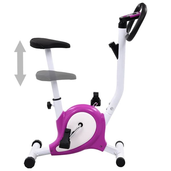 vidaXL Kuntopyörä vastuskuminauhalla, violetti