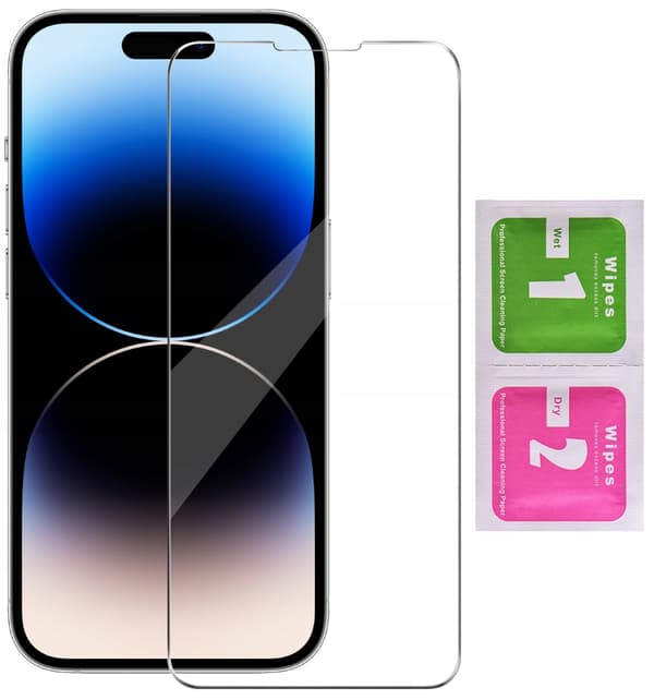 BAGCOVER TIL IPHONE 14 PRO MAX STØDBESKYTTELSE + 9H GLAS