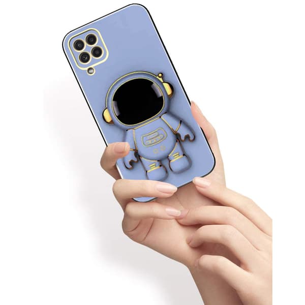Samsung Galaxy A22 4G cover, Astronaut, Blå