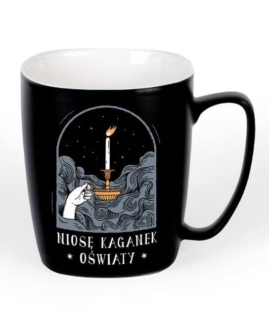 Mugg Jag bär utbildningens lampa