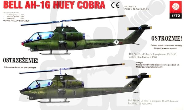 PLS134 Bell AH-1G Huey Cobra