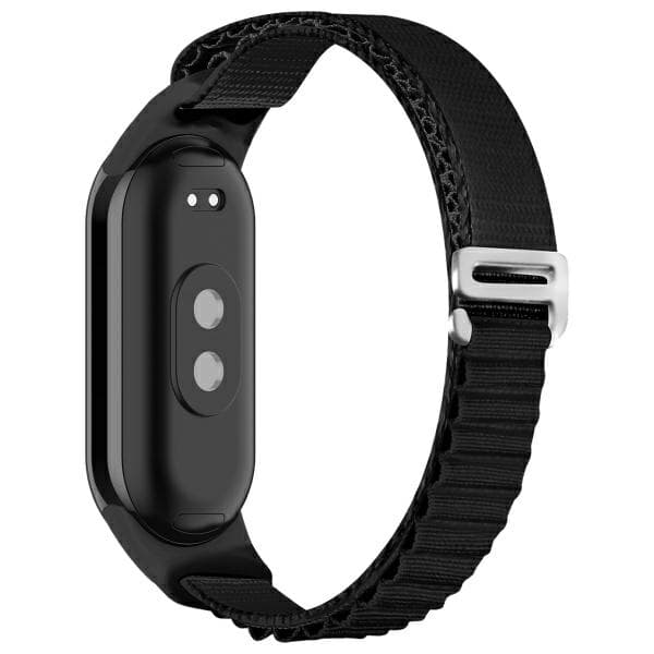 Beline Alpine Nylonrem til Xiaomi Mi Band 9/8 Sort