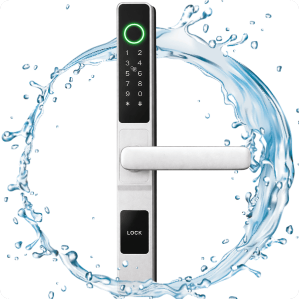 Elektroniskt låshandtag A209 50/72 TTLock Silver