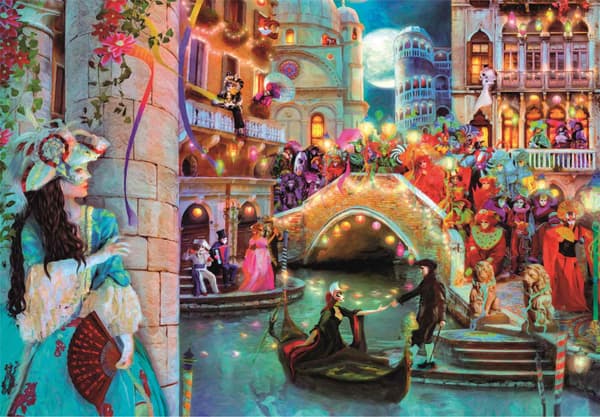 1000-palan palapeli. HQ Carnival Moon