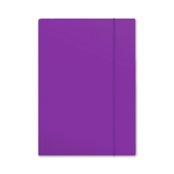 PENMATE A4 Plus -kansio violetilla resorikuviolla