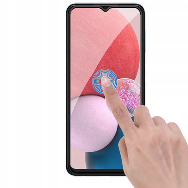 2x Härdat glas för Samsung Galaxy A13 med helskärmstäckning, 5D-glas