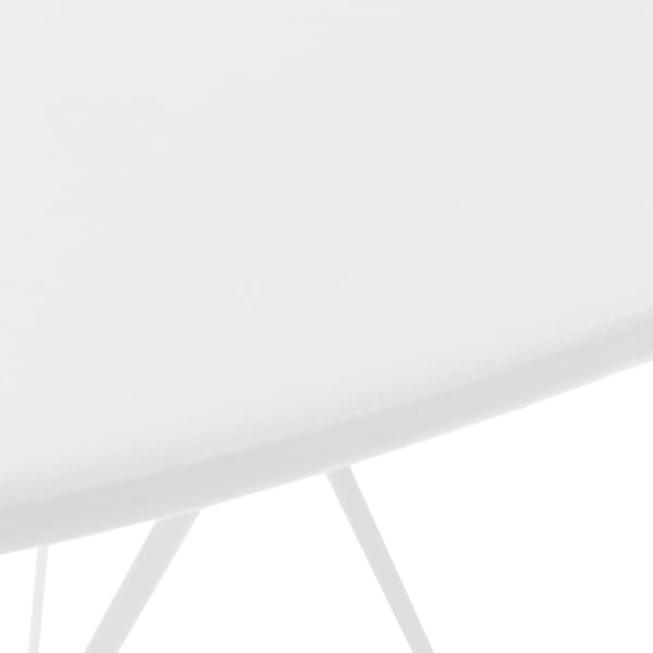 vidaXL 3-delat bistroset, stål, vit