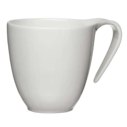 DUKA TIME krus 450 ml hvid porcelæn