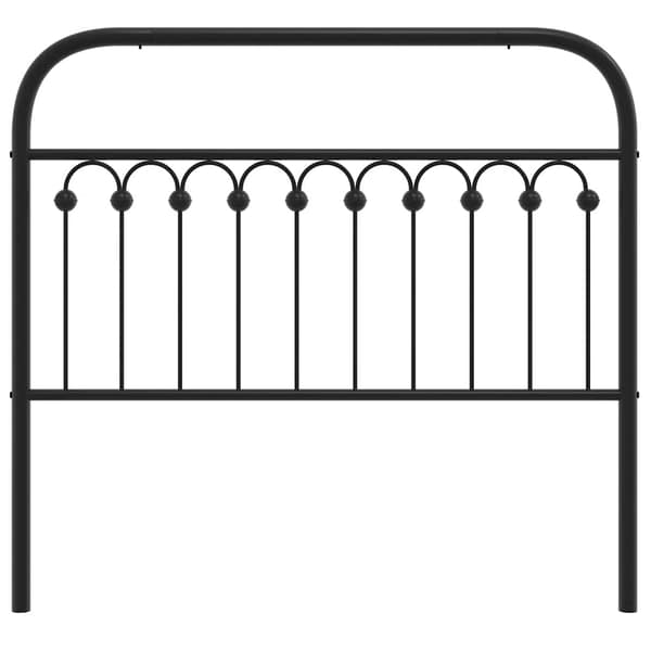 vidaXL metalsengegavl sort 107 cm