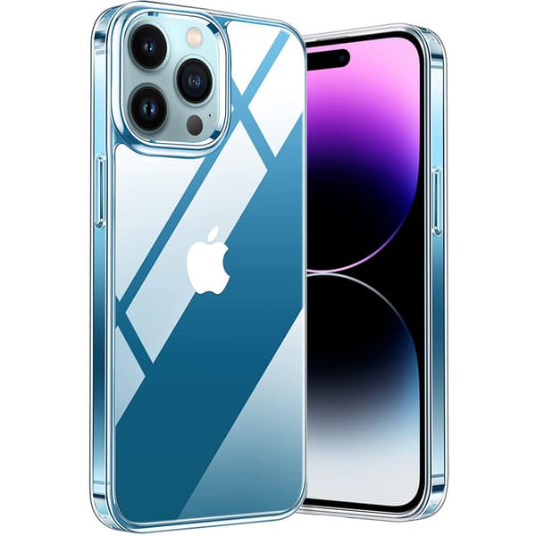 Premium Armor Slim 2mm coversæt til iPhone 14 Pro Max, klar + glas