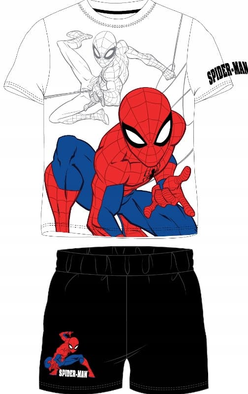Spider-Man drengepyjamas med kort ærme størrelse 122
