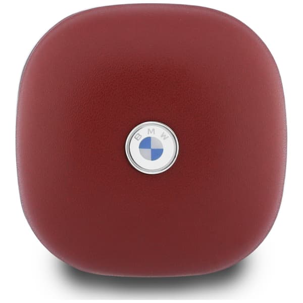 TWS Bluetooth-hörlurar BMW Läder Metalllogotyp ENC Röda