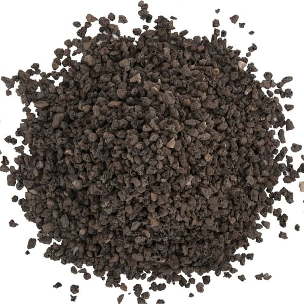vidaXL basaltgrus, 25 kg, sort, 5-8 mm