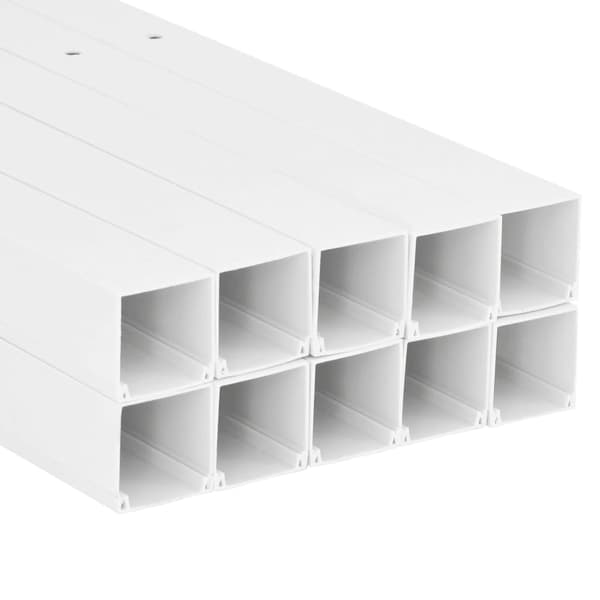 vidaXL Elrör, 33x33 mm, 10 m, PVC